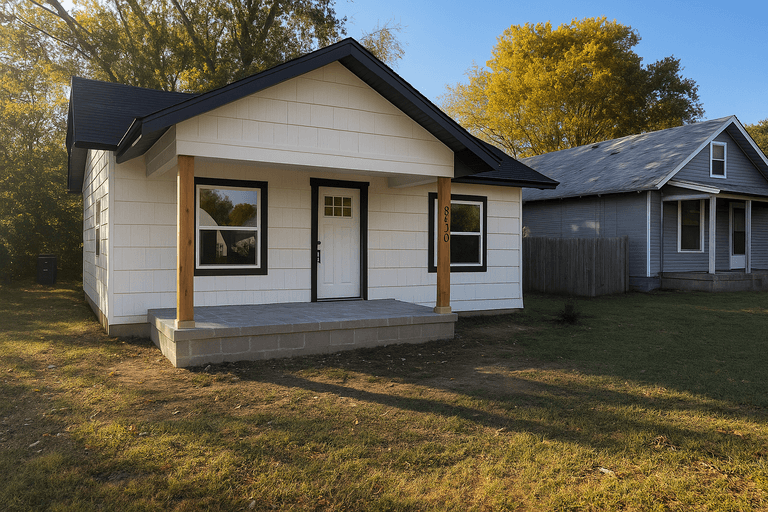 Beautiful move-in-ready home available through RoseRock Homes option financing